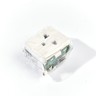 L-SERIES ปลั๊กกราวด์เดี่ยว(สปริง)สีเขียว
