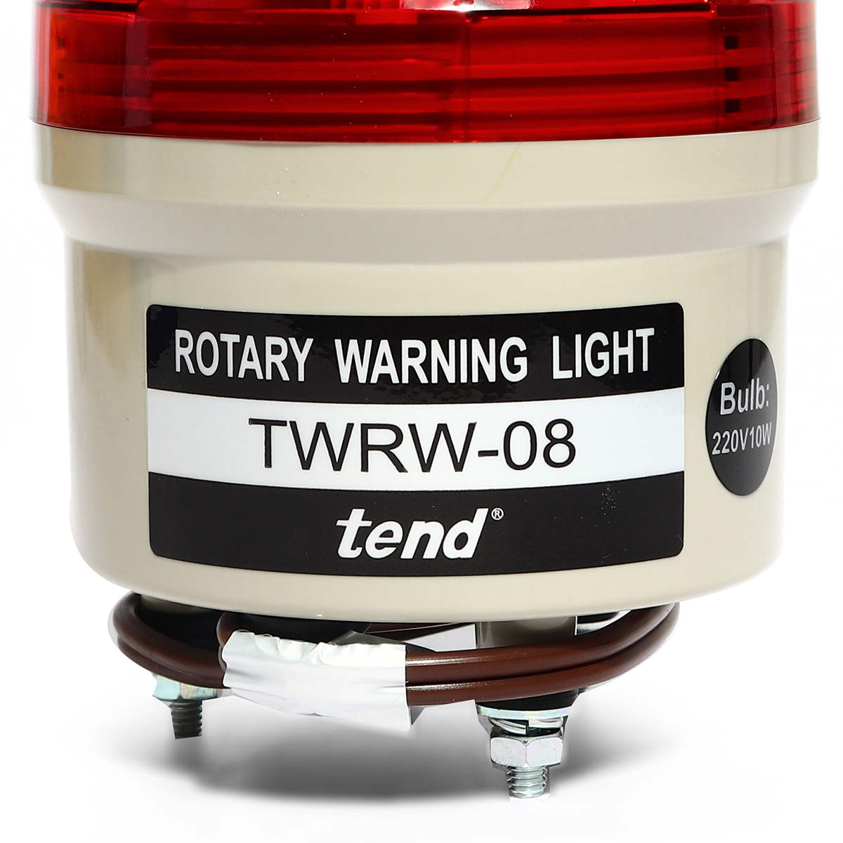TWRW-082R ไฟหมุน80มม. สีแดง