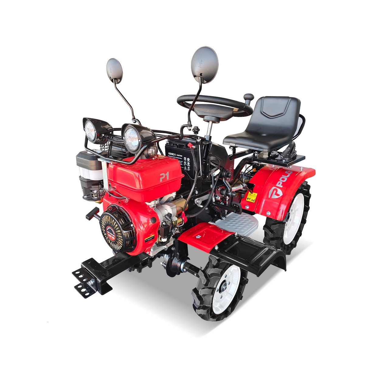 P1 เครื่องพรวนดินนั่งขับ 14.0 HP NEW