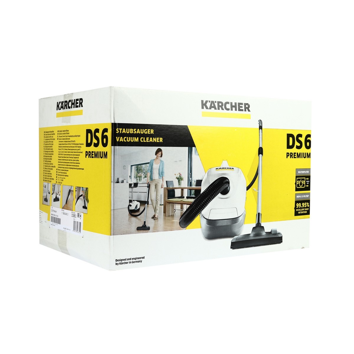 DS6PREMIUM เครื่องดูดฝุ่นระบบกรองด้วยน้ำ