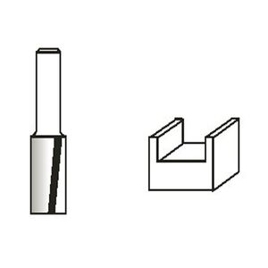 ดอกตรง 1/4" ยาว 1-7/8"(2 คม) ก้าน 1/4"