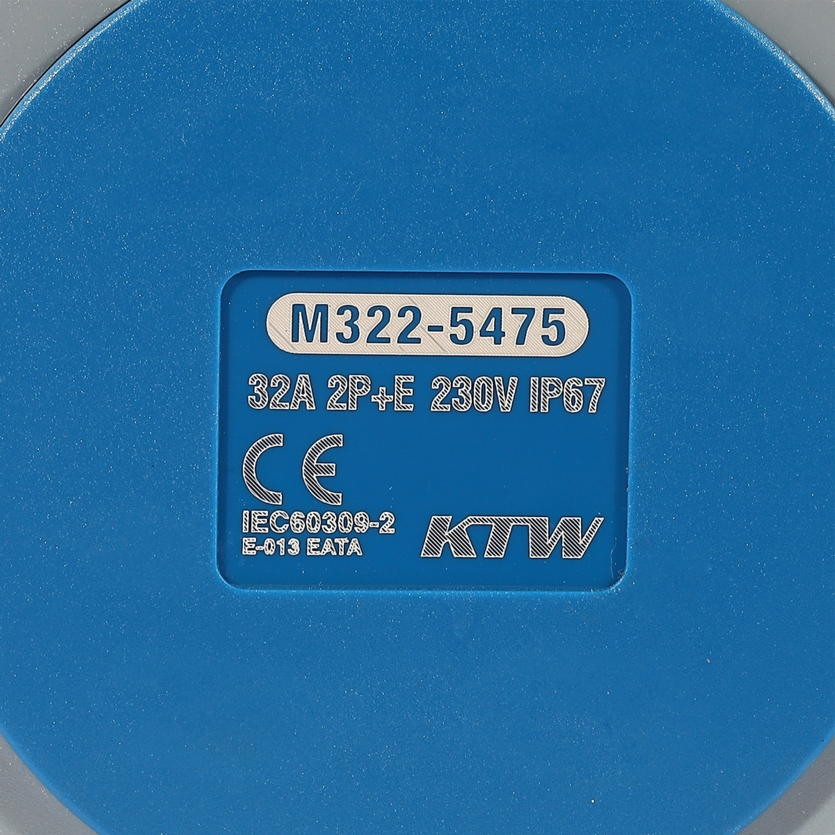 IP67 ปลั๊ก-เมียติดผนัง 2P+E 32A-6H 230V