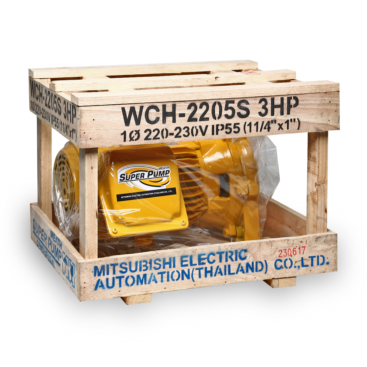 WCH-2205-S ปั๊มหอยโข่งส่งสูง 3HP 1เฟส