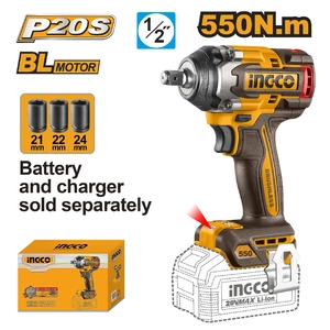 20V-BL บล็อกไร้สาย 550N.M-เครื่องเปล่า
