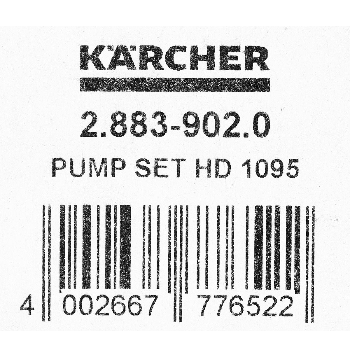 PUMP SET