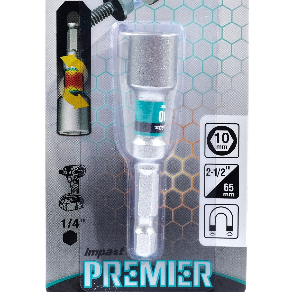 ดอกไขควงหัวลูกบล๊อก 10X65MM PREMIER