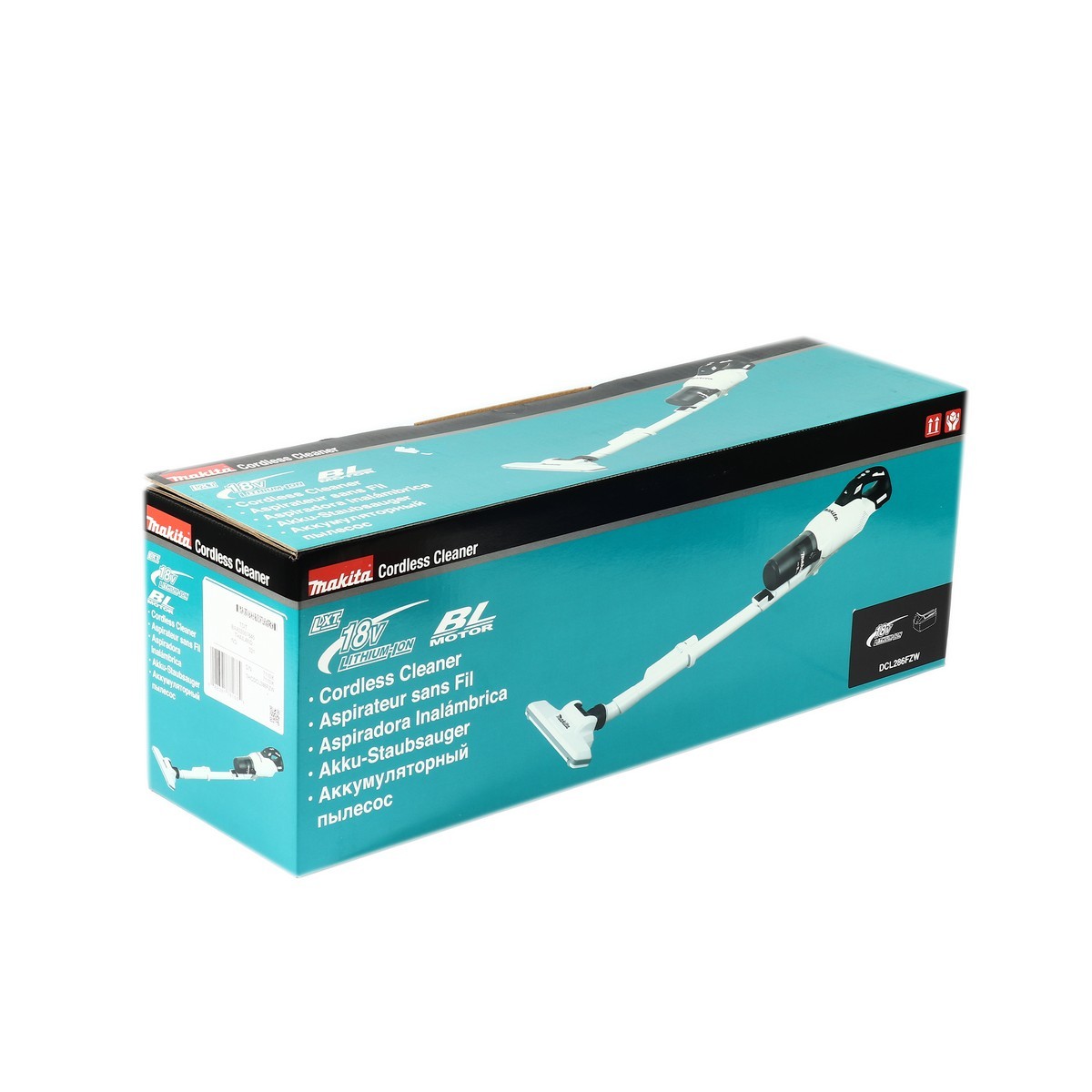 DCL286FZW ดูดฝุ่น18V-BL-CYCLONE-4SP-ขาว