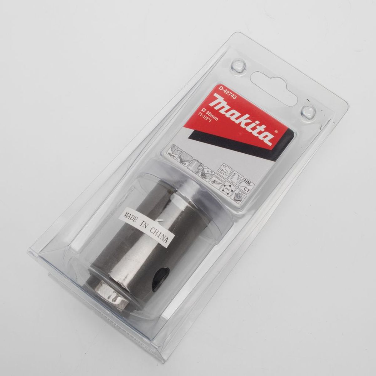 D-42743 TCT HOLESAW 38MM ไม้/อิฐ/ปูน(TT)
