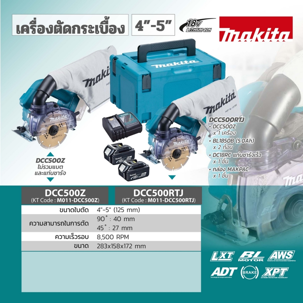 DCC500RTJ ตัดกระเบื้อง 4