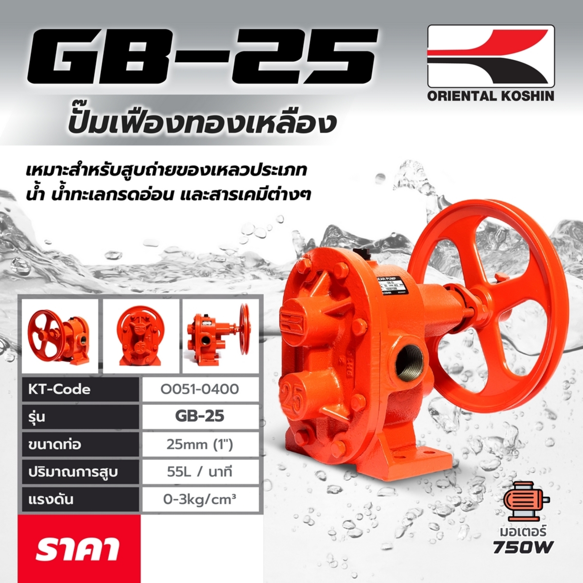 GB-25 ปั๊มเฟือง 1
